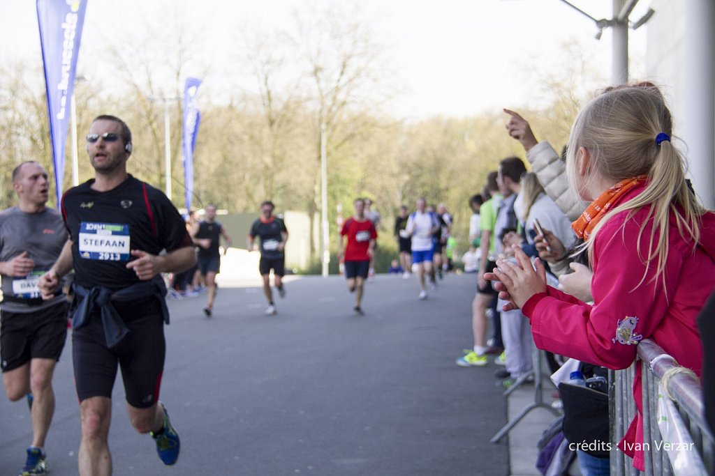 10km  jogging - Palais Paleis 12 - April 2015
